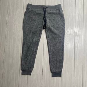 Prince & Fox Women's Gray Salt & Pepper Low Rise Knit Joggers Size Large
